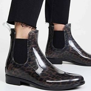 Sam Edleman Tinsley Leopard Rain Boots